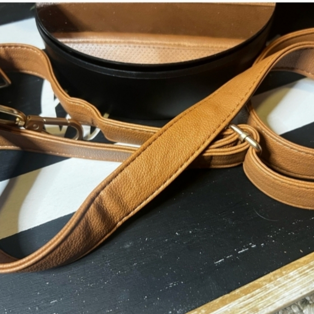Thirty One Top Handle Faux Leather Crossbody Bag - Picture 6 of 8